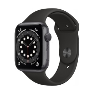 Apple Watch Series 6Space Grey Alüminyum Kasa with Black Sport Band