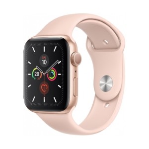 Apple Watch Series 5 Altın Alüminyum Kasa with Pink Sport Band