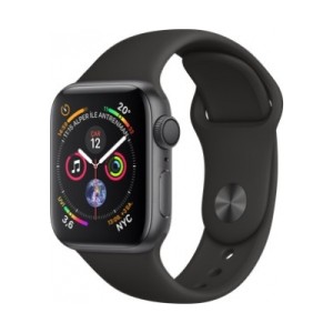 Apple Watch Series 4Space Grey Alüminyum Kasa with Black Sport Band