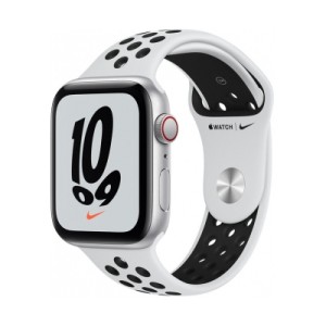 Apple Watch Nike SE Cellular Gümüş Alüminyum Kasa and Nike Sport Band