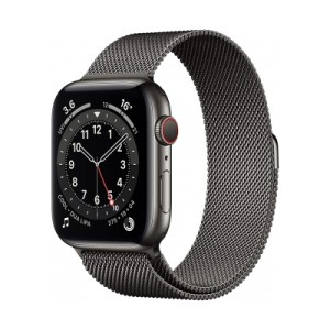 Apple Watch Series 6 GPS Cellular Grafit Paslanmaz Çelik 