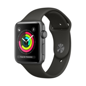 Apple Watch Series 3 GPSSpace Grey Alüminyum Kasa with Grey Sport Band